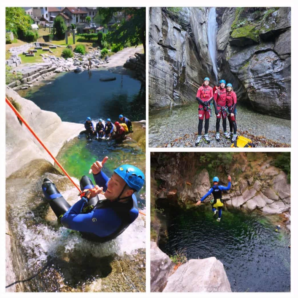 Canyoning Reise Tessin